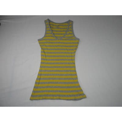 Y2K Wet Seal Lace Trim Striped Cami & American Eagle Ribbed Tank Top Bundle 2pc - Thumbnail 7