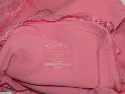 Vintage Y2K Pink Lace Trim Chemise Sleepwear M/L - Thumbnail 3