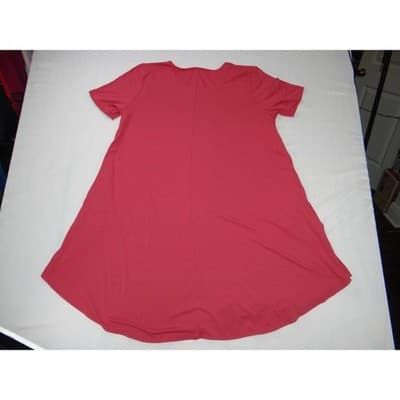 Lot of 3 Plus Size Red Pink Coral Tunics 2X XXL - Three Tunics Tops Bundle - Thumbnail 2
