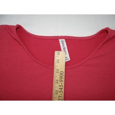 Lot of 3 Plus Size Red Pink Coral Tunics 2X XXL - Three Tunics Tops Bundle - Thumbnail 4
