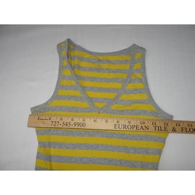 Y2K Wet Seal Lace Trim Striped Cami & American Eagle Ribbed Tank Top Bundle 2pc - Thumbnail 10