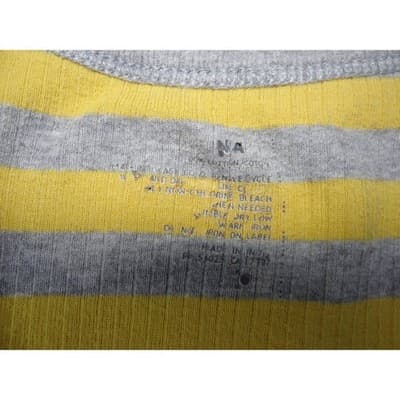 Y2K Wet Seal Lace Trim Striped Cami & American Eagle Ribbed Tank Top Bundle 2pc - Thumbnail 8