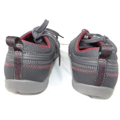Rockport Walking Sneakers Womens 7.5 Charcoal Grey Burgundy Low Top Shoe - Thumbnail 5