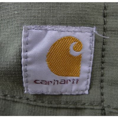 Carhartt Force Modern Fit Women Scrub Top Olive Green V-Neck Pocket Medium - Thumbnail 4