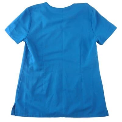 FIGS Technical Collection Womens XXS V-Neck Scrub Top Teal Blue Short Sleeve - Thumbnail 3