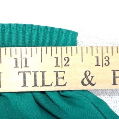 Cherokee Workwear Womens Green Elastic Waist Cargo Scrub Pants XS - Thumbnail 5