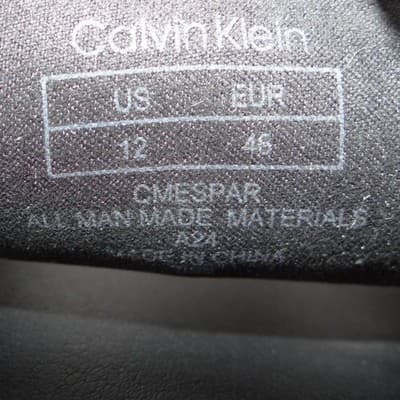 Calvin Klein Mens Black Micro Perforated Slide Sandals Size 12 US 46 EUR - Thumbnail 3