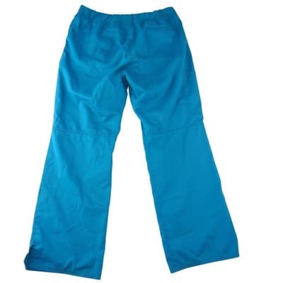 Cherokee Workwear Women Caribbean Blue Scrub Pants Cargo D-Ring Large Tall - Thumbnail 3