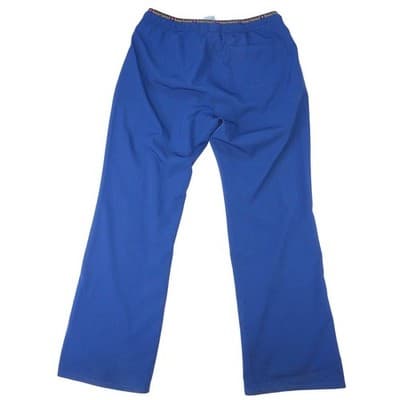 Heartsoul Petite Blue Scrub Pants Drawstring Waist Pockets Flare Leg - Thumbnail 4