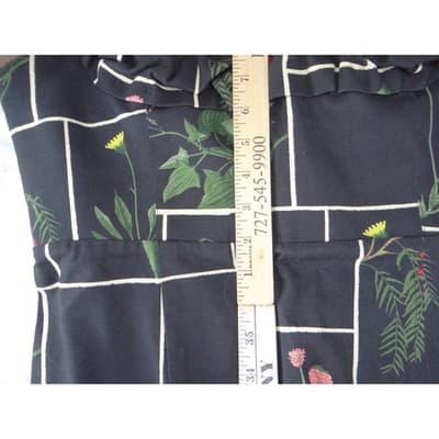 NWT-Tuckernuck Black Fresher Buds Suze Dress Floral Grid Ruffle Midi Size 12 - Thumbnail 8