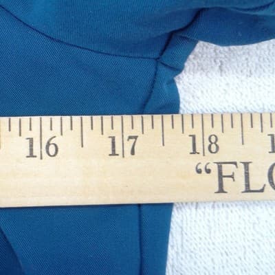 FIGS Technical Collection Womens XXS V-Neck Scrub Top Teal Blue Short Sleeve - Thumbnail 6