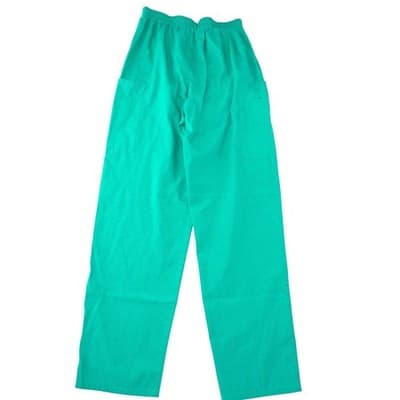 Cherokee Workwear Womens Green Elastic Waist Cargo Scrub Pants XS - Thumbnail 3