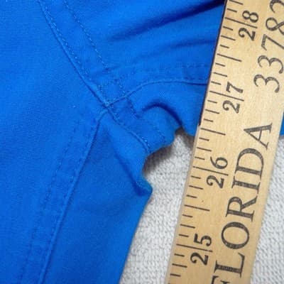 Cherokee Workwear Scrub Pants Royal Blue Drawstring Cargo Medical Uniform XS - Thumbnail 7