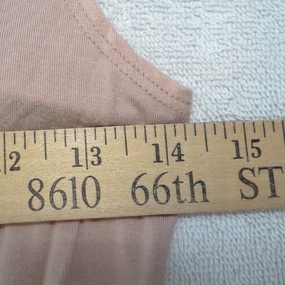 Reformation Jeans Womens Small Blush Pink Wrap Midi Dress Scoop Neck Sleeveless - Thumbnail 5