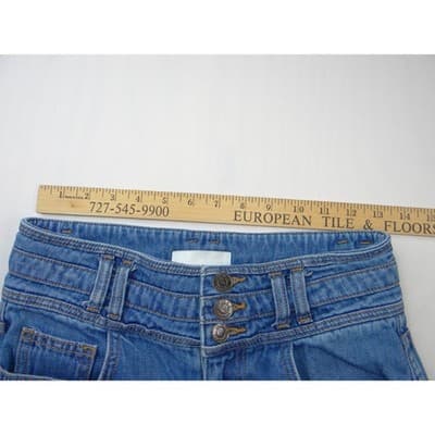 Current Elliott High Waisted Wide Leg Jeans Blue Medium Wash Size 26 - Thumbnail 10
