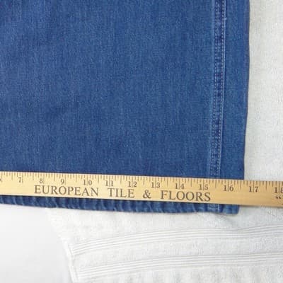 We The Free Free People Wide Leg Palazzo Jeans Blue Pleated High Waist 27 - Thumbnail 7