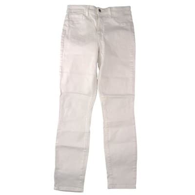 L'AGENCE Womens White High Rise Skinny Stretch Denim Jeans Size 28