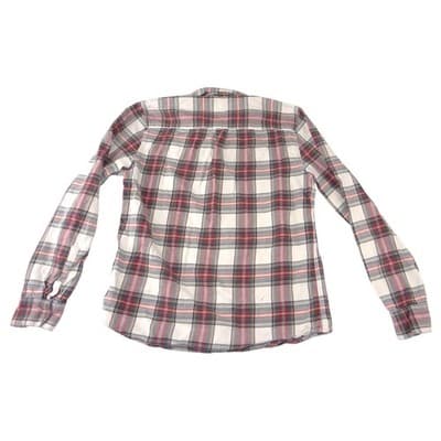 Marine Layer Mens Marge Plaid Flannel Button Down Shirt Red Green Multi Size M - Thumbnail 3
