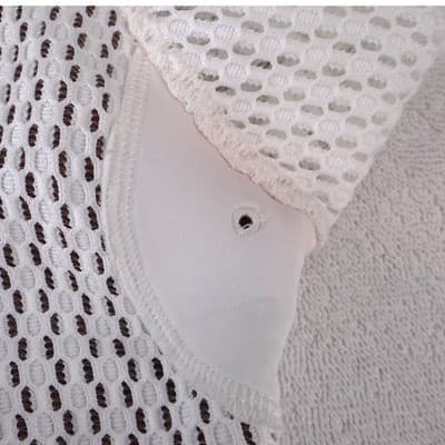 NWT-Byron Lars Beauty Mark White Mesh Honeycomb Fit and Flare Dress Size 6 - Thumbnail 8