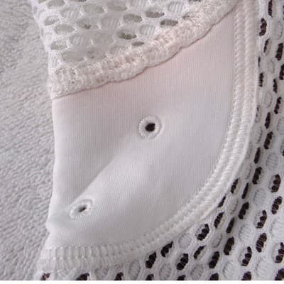 NWT-Byron Lars Beauty Mark White Mesh Honeycomb Fit and Flare Dress Size 6 - Thumbnail 9