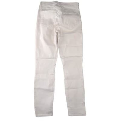 L'AGENCE Womens White High Rise Skinny Stretch Denim Jeans Size 28 - Thumbnail 3