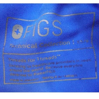 FIGS Technical Collection Royal Blue Scrub Jogger Pants Womens XS - Thumbnail 2