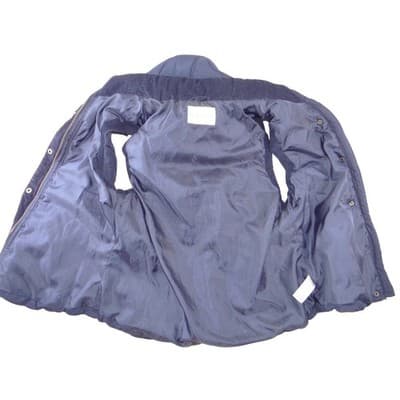 Prince & Fox Navy Blue Quilted Puffer Vest with Detachable Hood XL - Thumbnail 2