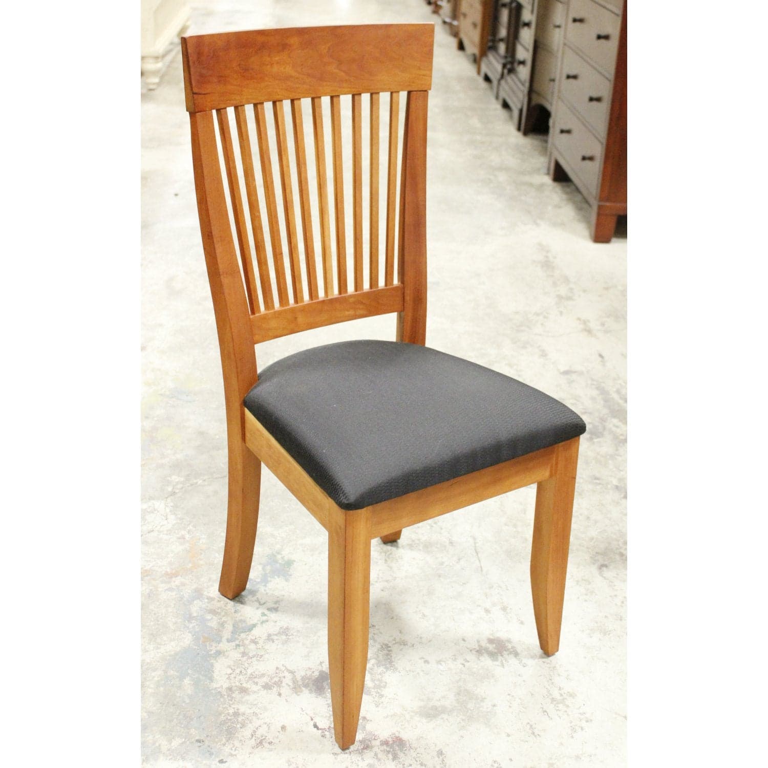 R.E.M Ind.Inc. Solid Cherry Accent Chair - Thumbnail 2