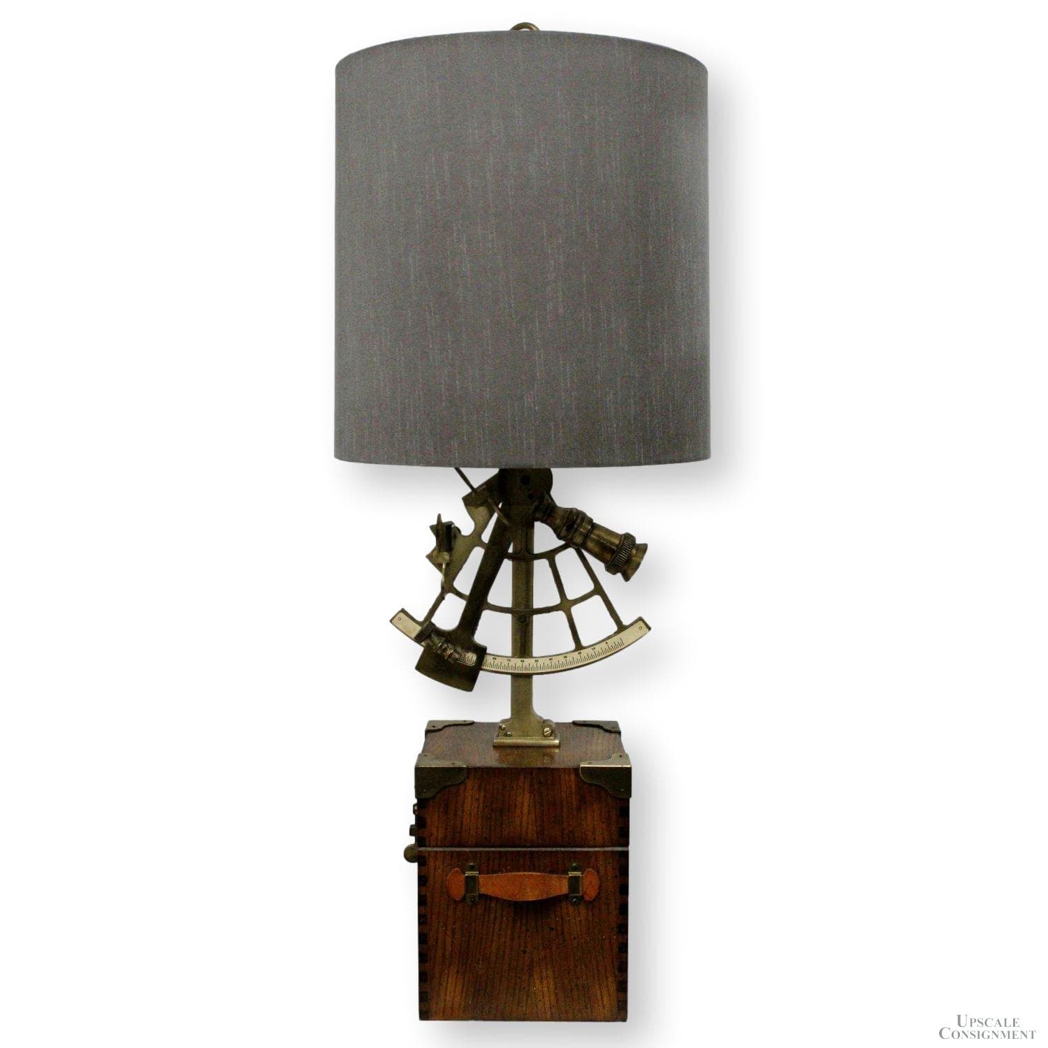 Brass Sextant Table Lamp