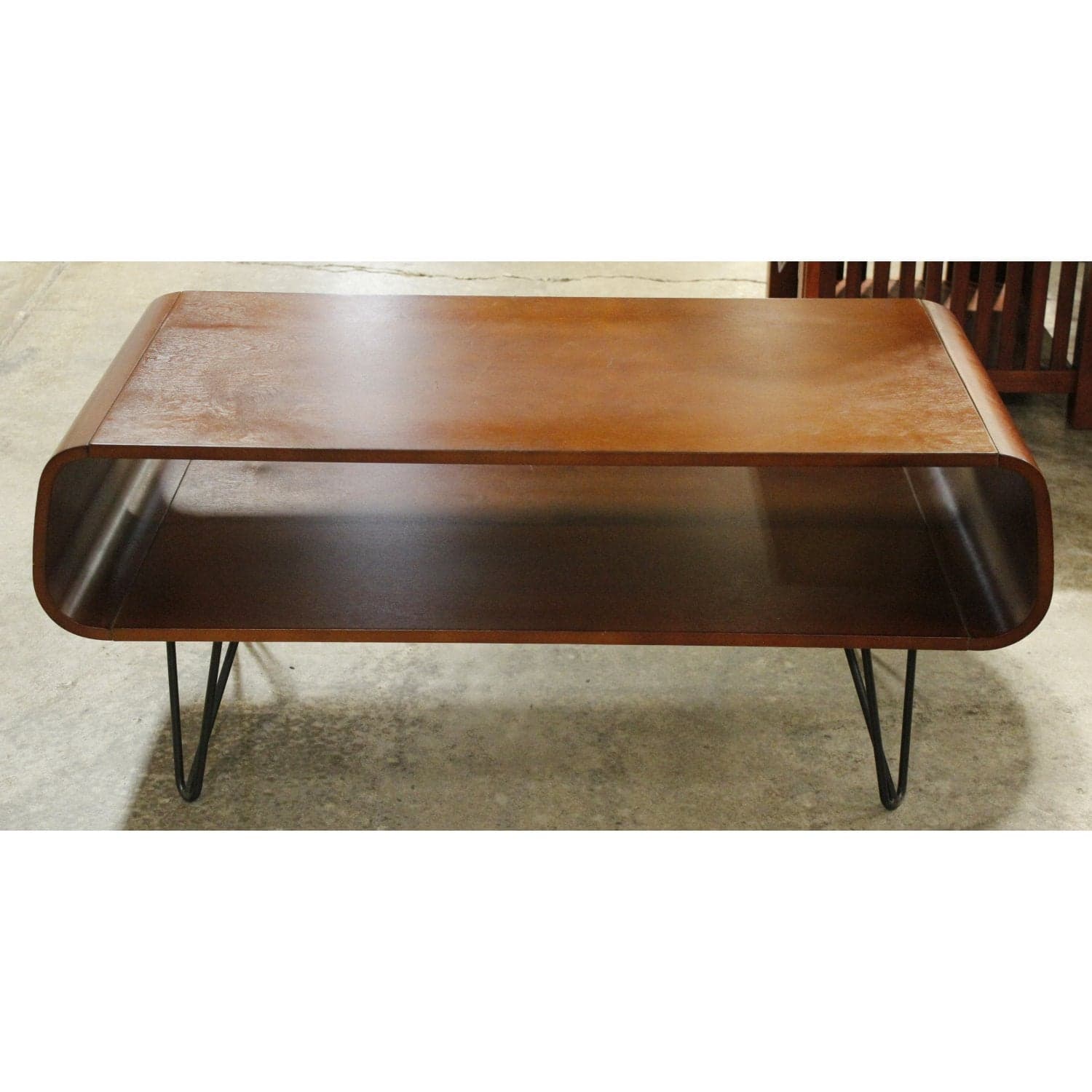 Mid-Century Style Bentwood Coffee Table - Thumbnail 2