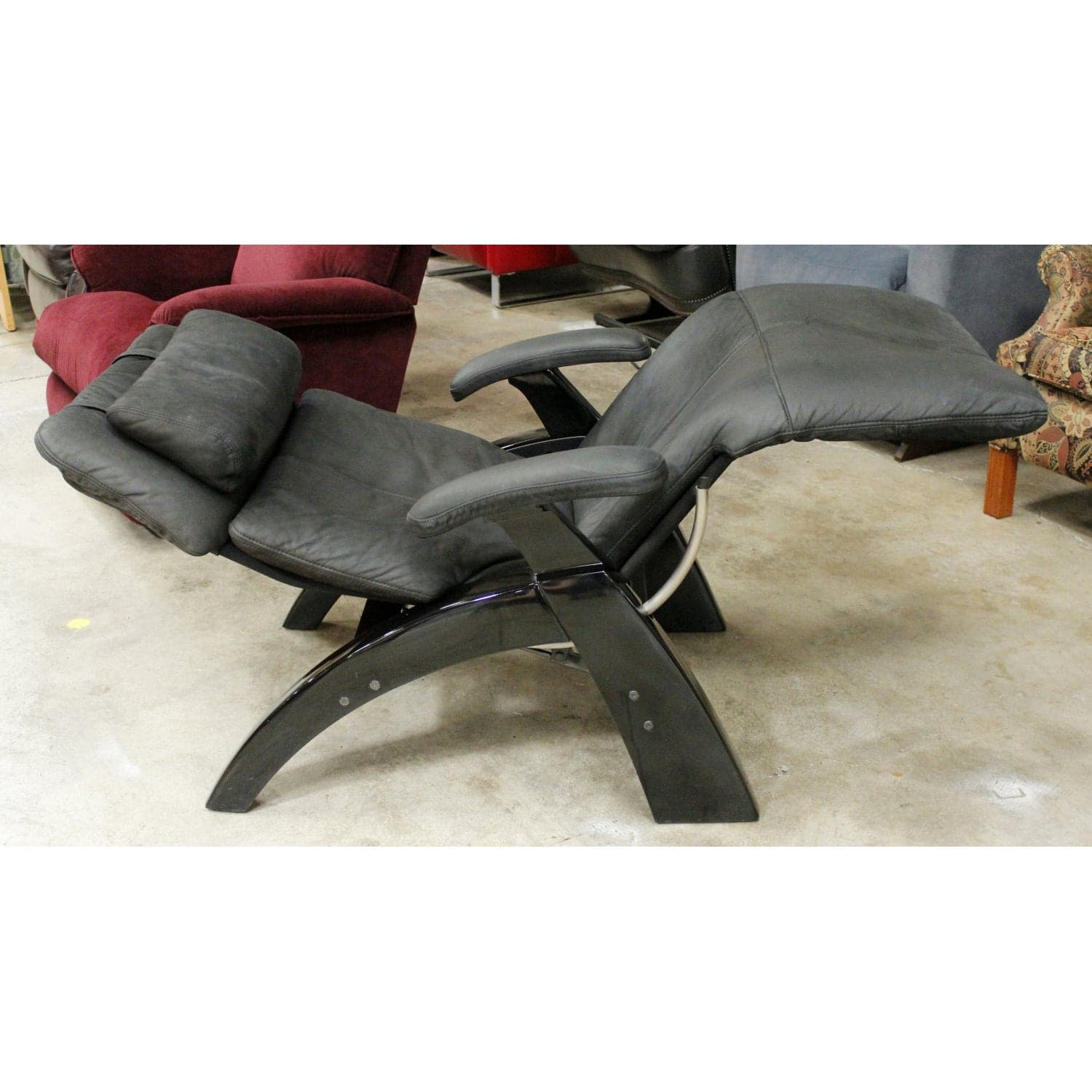 Human Touch "Perfect Chair" Zero Gravity Reclining Chair - Black - Thumbnail 2