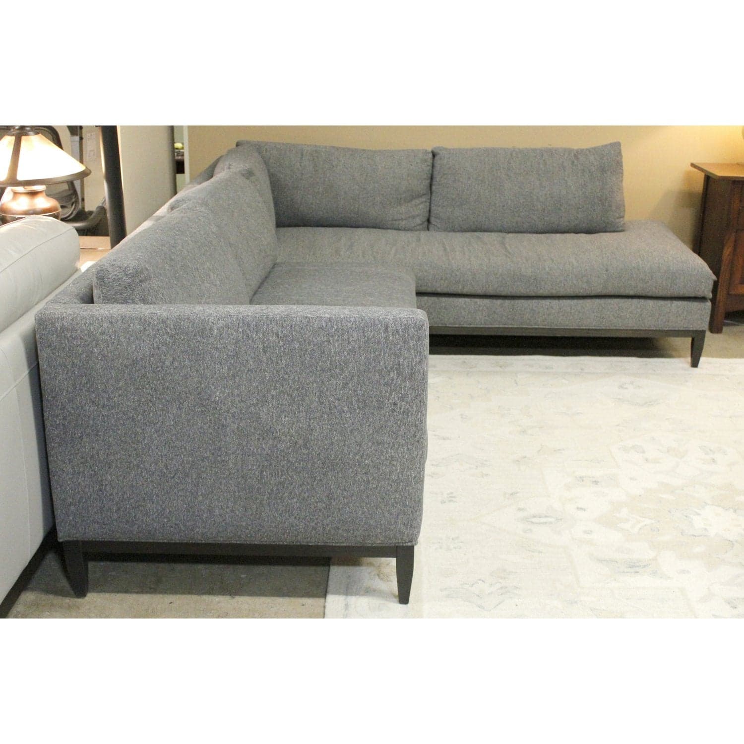 Lee Industries Gray 2 Piece Sectional - Gray - Thumbnail 3