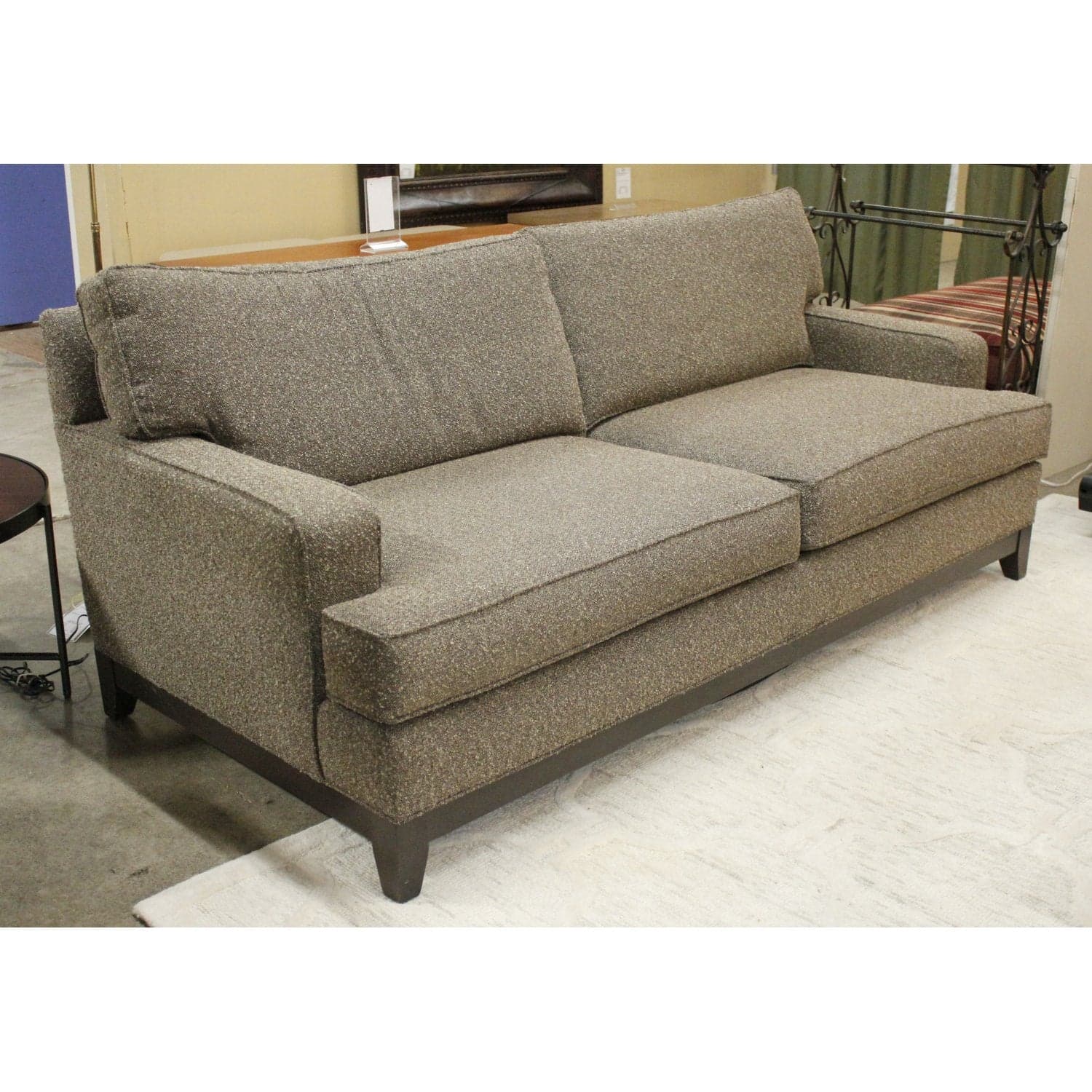 Ethan Allen Brown Sofa - Brown - Thumbnail 2