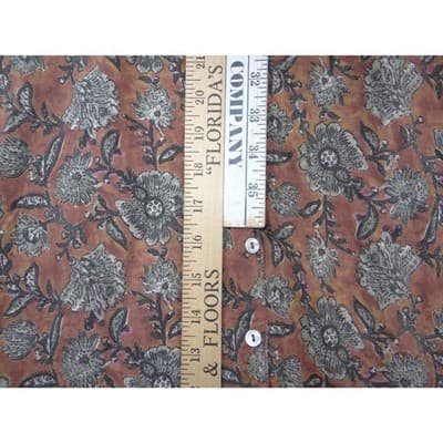 Natural Life Floral Button Down Maxi Dress Duster Terracotta XS/S Long Sleeve - Thumbnail 5