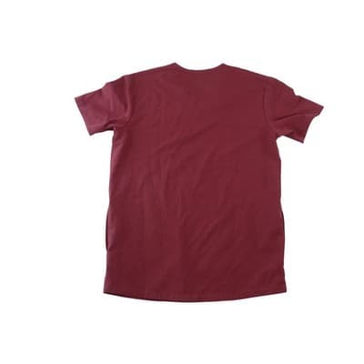 FIGS Technical Collection Women Maroon Burgundy V-Neck Scrub Top XS - Thumbnail 3