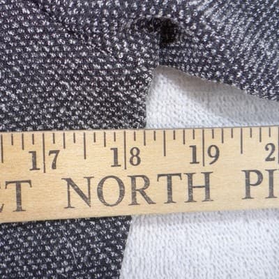 Emma James Petite Grey Textured Zip-Up Jacket Liz Claiborne Size P - Thumbnail 5