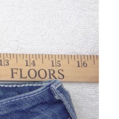 True Religion Joey Bootcut Jeans Womens 31 Medium Wash Blue Made in USA Y2K Low - Thumbnail 6