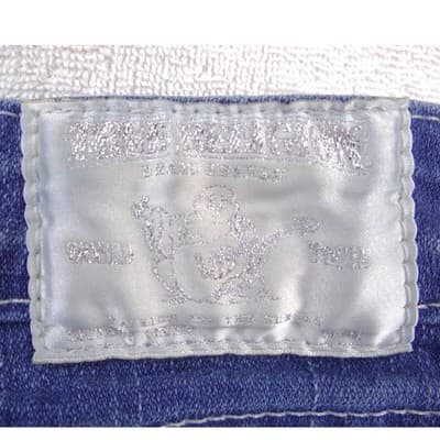 True Religion Joey Bootcut Jeans Womens 31 Medium Wash Blue Made in USA Y2K Low - Thumbnail 5