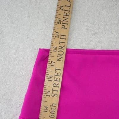 Yogalicious Lux Womens High Waisted Biker Shorts Magenta Pink Size L - Thumbnail 6