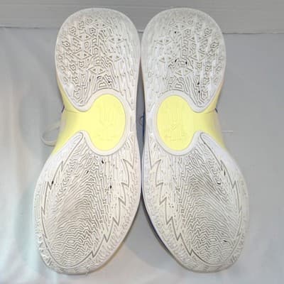 Nike Kyrie Flytrap 5 Mens Basketball Shoes White Blue Yellow Size 9.5 - Thumbnail 7