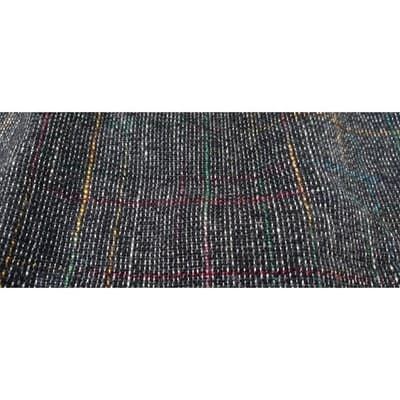 VTG Womens Plaid Tweed Maxi Skirt Dark Multi Color Classic Tailored Knee Length - Thumbnail 5
