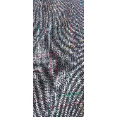 VTG Womens Plaid Tweed Maxi Skirt Dark Multi Color Classic Tailored Knee Length - Thumbnail 2