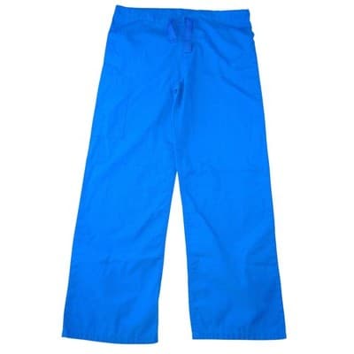 Cherokee Workwear Royal Blue Drawstring Cargo Scrub Pants XS