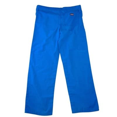 Cherokee Workwear Womens Royal Blue Scrub Pants XS Drawstring Straight Leg - Thumbnail 3