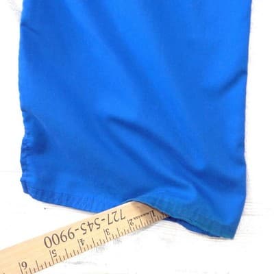 Cherokee Workwear Royal Blue Cargo Scrub Pants WW110P Womens Medium Petite - Thumbnail 4