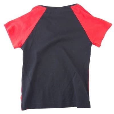Vance Bikerwear USA Womens Black Red Colorblock Racing Stripe Top Shirt Large - Thumbnail 3
