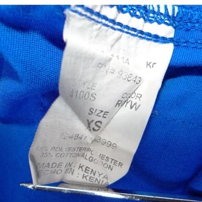 Cherokee Workwear Royal Blue Scrub Pants Cargo Drawstring Womens XS - Thumbnail 2