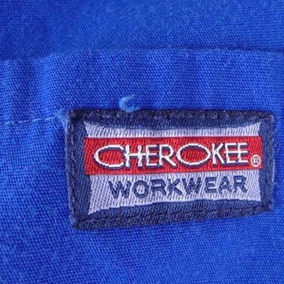 Cherokee Workwear Womens Royal Blue Scrub Pants Cargo Pocket XS - Thumbnail 4