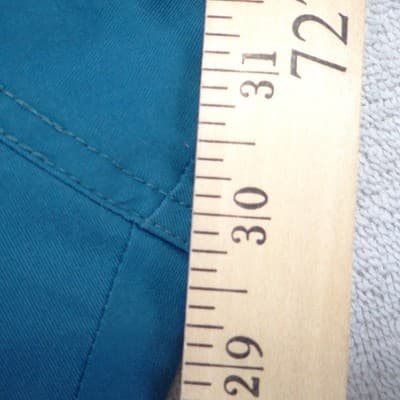 Cherokee Authentic Workwear Women Teal Blue Cargo Scrub Pants Large - Thumbnail 6
