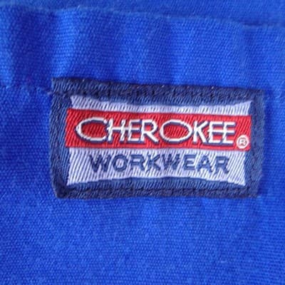Cherokee Workwear Women Royal Blue Cargo Scrub Pants XS Drawstring - Thumbnail 4
